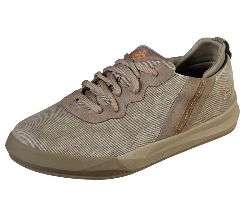 Skechers Relaxed Fit: Norsen - Valo - Mens Slip On Shoes Khaki [AU-PC1984]